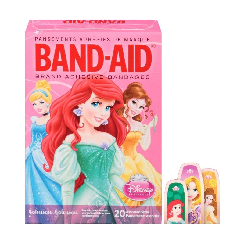 Band-Aid Princess Waterproof Adhesive Bandages