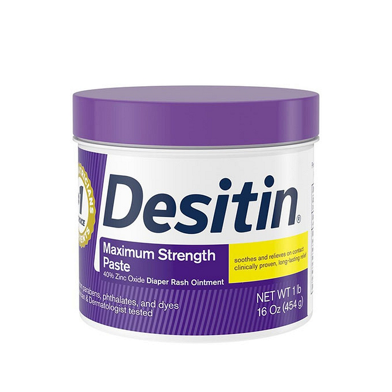 Desitin Maximum Strength Zinc Oxide Diaper Rash Paste Jar 16 oz.