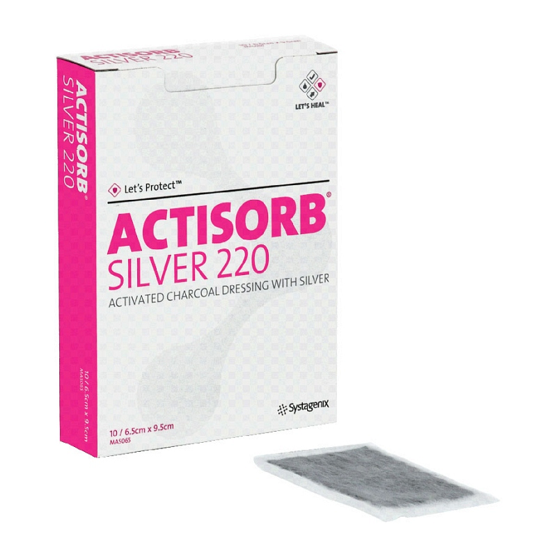 ACTISORB Silver Antimicrobial Dressing actisorb 2-1/2" x 3-3/4"