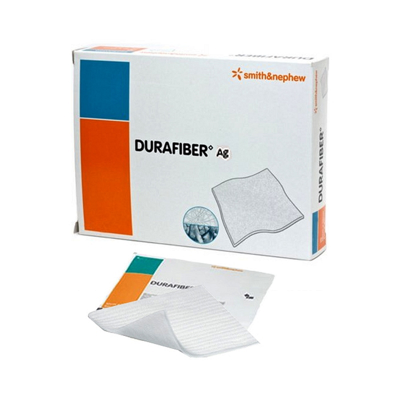 Durafiber Ag Gelling Fiber Dressing 4" x  4-3/4".