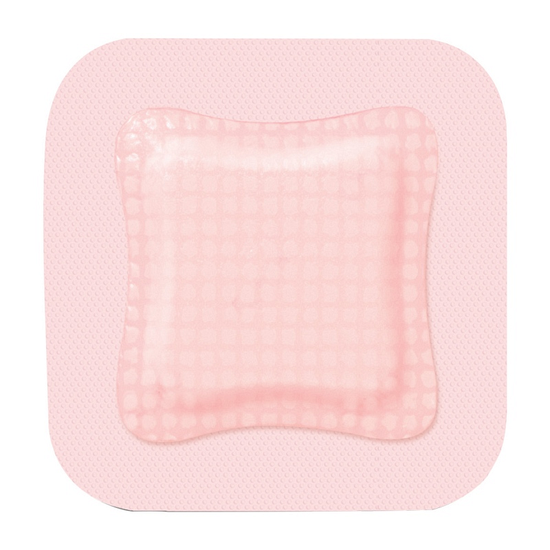 ALLEVYN Gentle Border Lite Silicone Gel Adhesive Hydrocellular Foam Dressing 2" L x 2" W Square