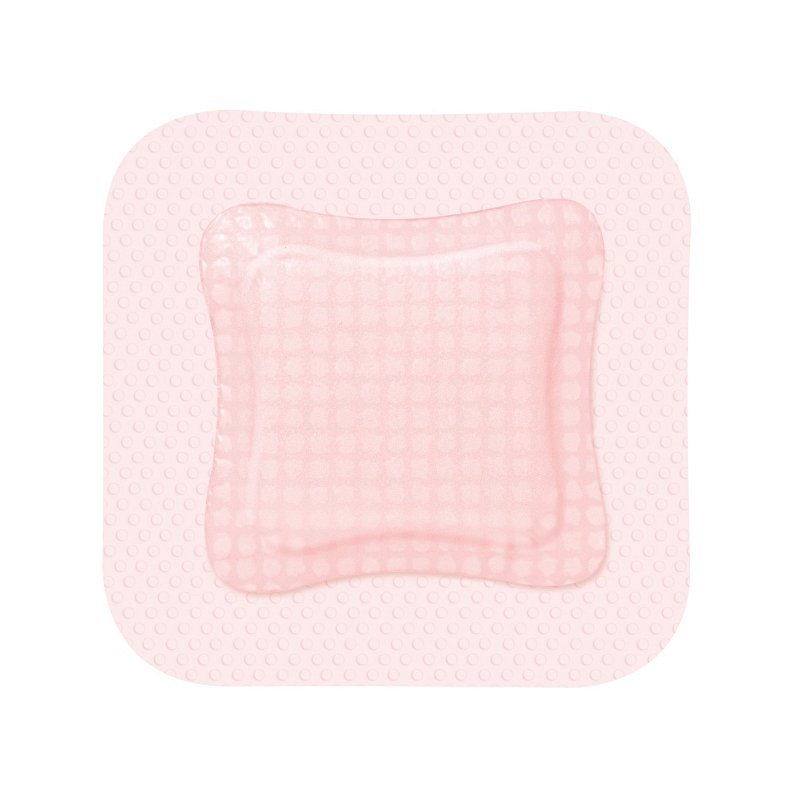 ALLEVYN Gentle Border Lite Silicone Gel Adhesive Hydrocellular Foam Dressing 4" L x 4" W Square