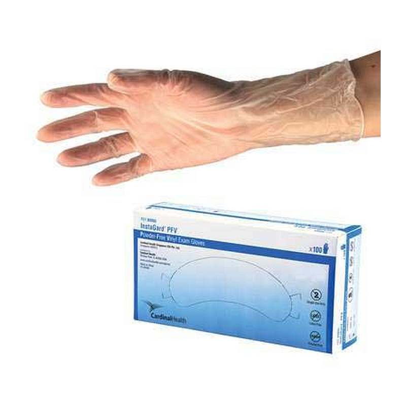 Cardinal Health Clear Vinyl Exam Gloves