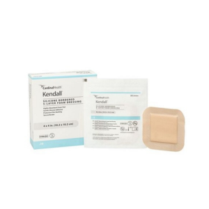 Cardinal Health Kendall Silicone Bordered 5-Layer Foam Dressing