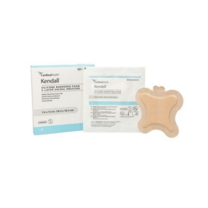 Cardinal Health Kendall Silicone Bordered 5-Layer Foam Sacral Dressing