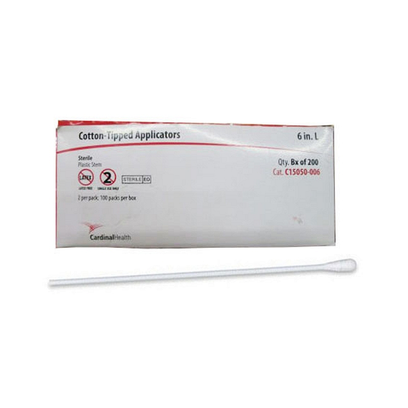 Cardinal Health Sterile Cotton Tipped Applicator with Plastic Shaft