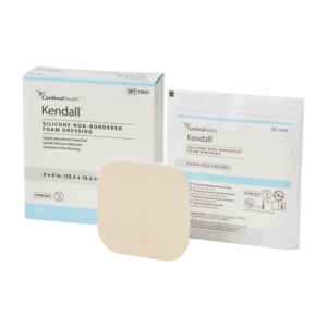 Cardinal Health Kendall Silicone Non-Bordered Foam Dressing