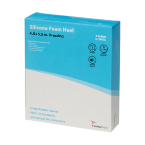 Cardinal Health Kendall Silicone Non-Bordered Foam Heel Wound Dressing