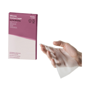 Cardinal Health Silicone Contact Layer 4" x 7". Sterile