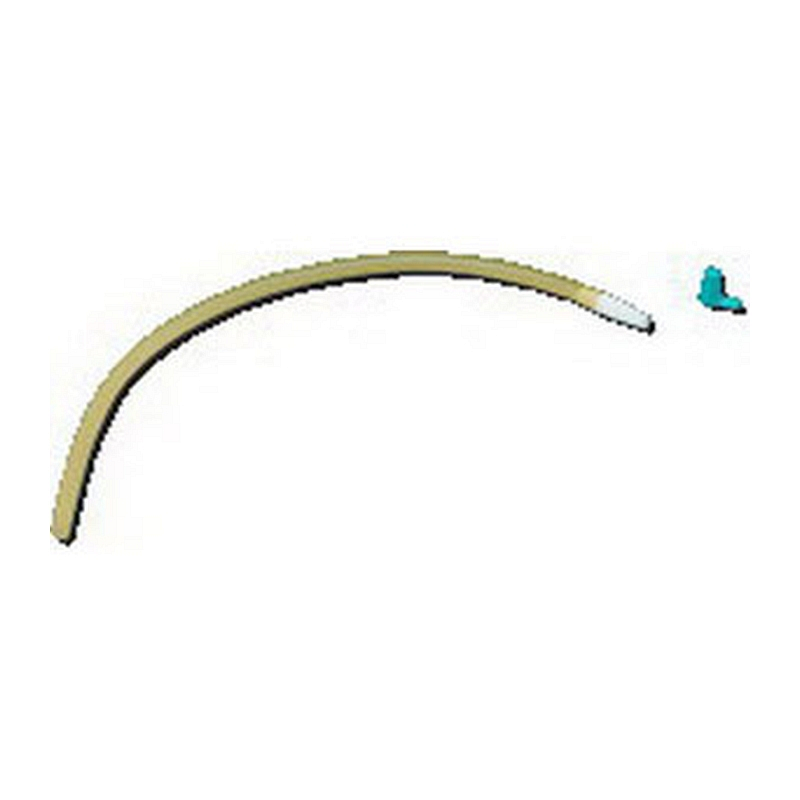 8 " tubing and adapter to connect leg bag to male external or foley catheters. Reusable