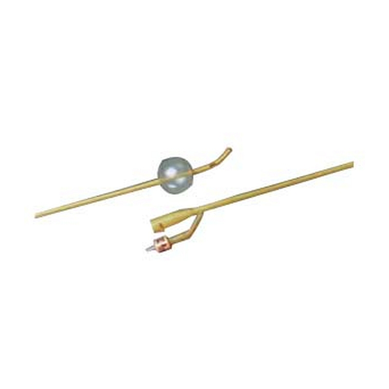 BARDEX LUBRICATH Carson 2-Way Specialty Foley Catheter 16 Fr 30 cc. Coude Tip.