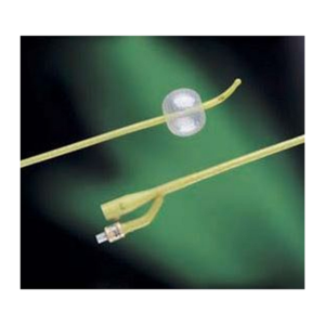 BARDEX Infection Control 2-Way 100% Silicone Foley Catheter 16 Fr 5 cc Coude Tip