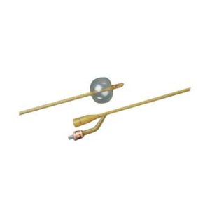 Bardex Lubricath Hematuria 3-Way Foley Catheter 22 fr 30 cc