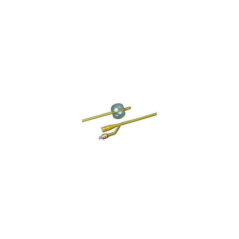BARDEX 6-Eye 2-Way Foley Catheter 22 Fr 5 cc