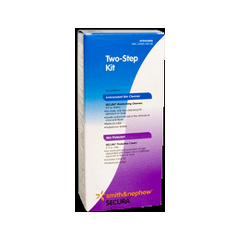 Secura 2-step kit with Secura moisturizing cleanser 8 ounce and Secura protective ointment