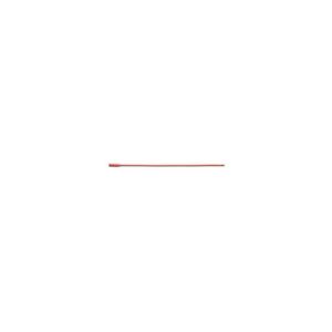 Smooth Tip Red Rubber Intermittent Catheter 18 Fr 16"