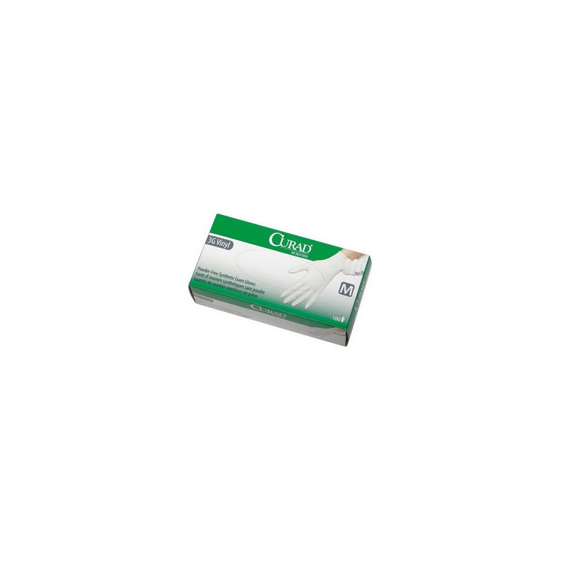 CURAD Non-Sterile Powder-Free Textured Latex Exam Glove Large
