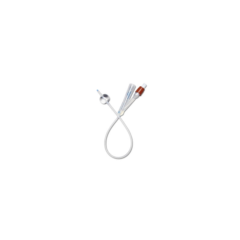 2-Way 100% Silicone Foley Catheter 6 Fr 1.5 mL