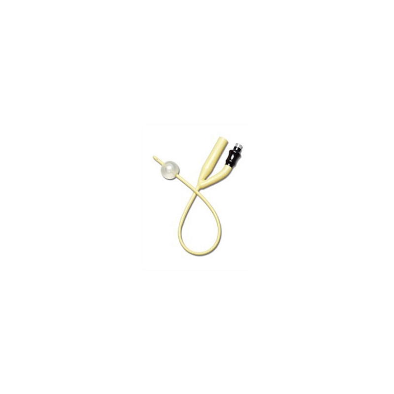 2-Way Silicone-Elastomer Coated Foley Catheter 6 Fr 3 cc