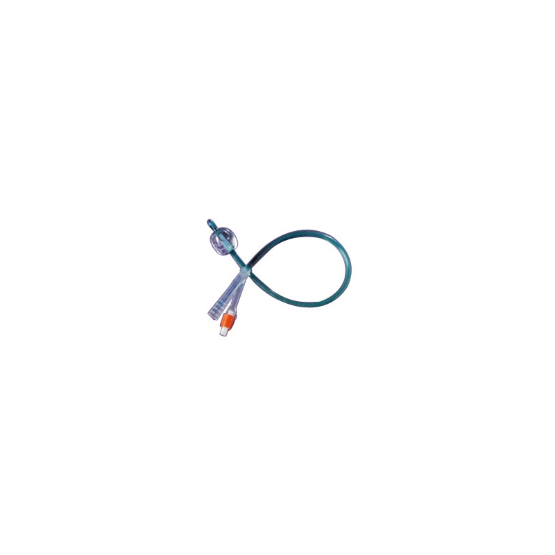 Silvertouch 2-Way Silver Hydrophilic-Coated Silicone Foley Catheter 18 Fr 30 cc