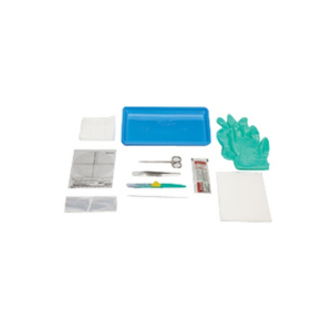 Debriment Tray with Safety Scalpel