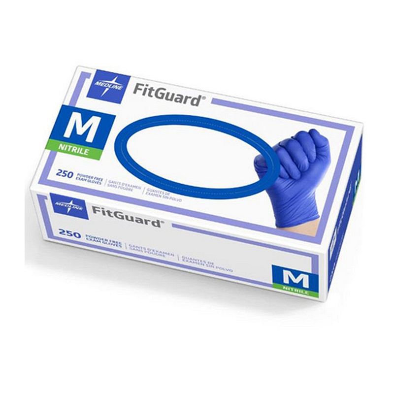 Blue Nitrile Powder Free Exam Glove
