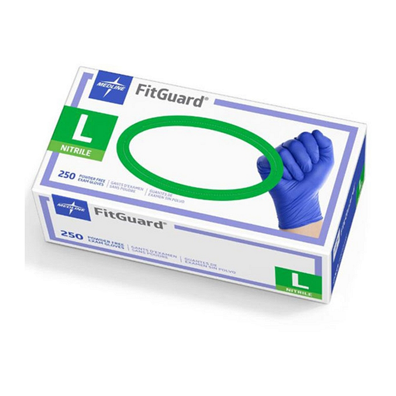 Blue Nitrile Powder Free Exam Glove