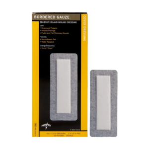 Bordered Gauze Adhesive Island Wound Dressing