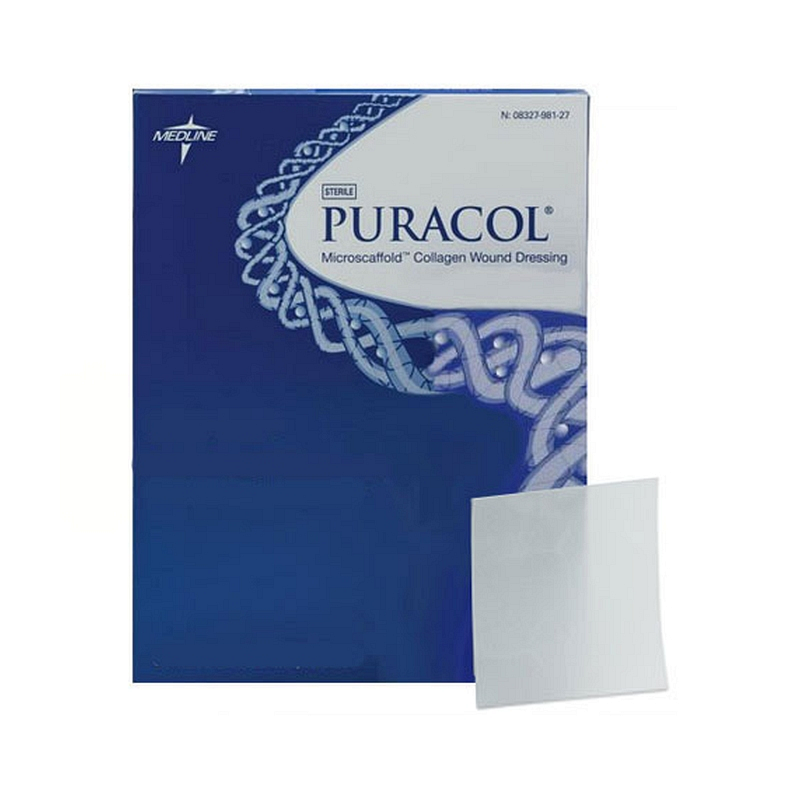 Puracol Plus Collagen Dressing 4-1/4" x 4-1/2" Size