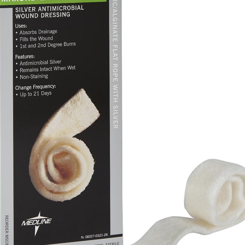 Maxorb Extra Ag+ CMC Alginate Dressings