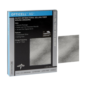 Opticell Ag+ Silver Antibacterial Gelling Fiber Wound Dressing
