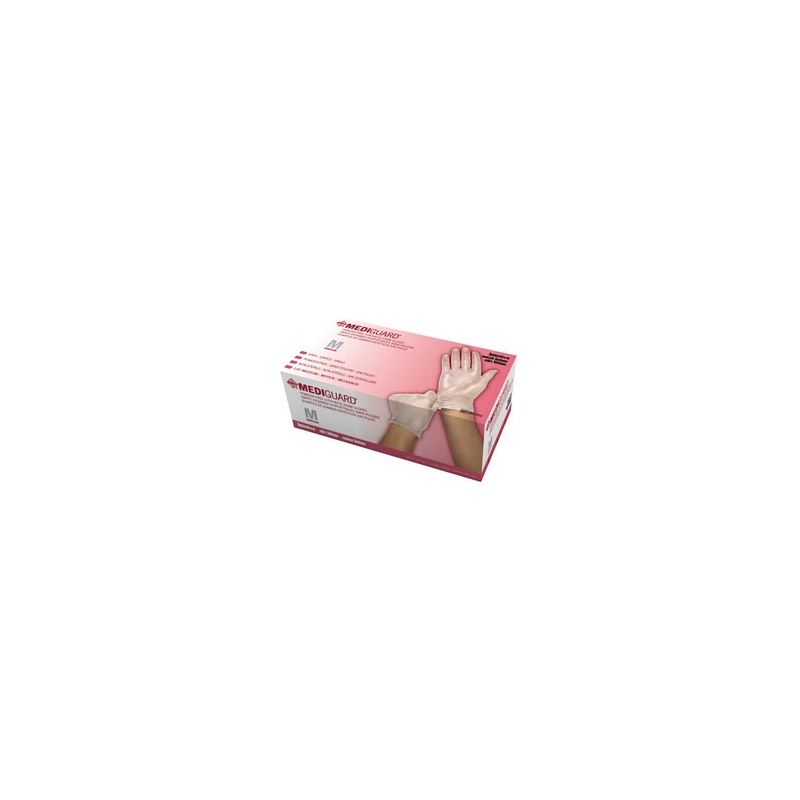 MediGuard Non-Sterile Vinyl Synthetic Exam Glove Large