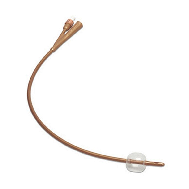 Dover 2-Way Foley Silver Coated Silicone Coude Tip Urethral Urinary Catheter