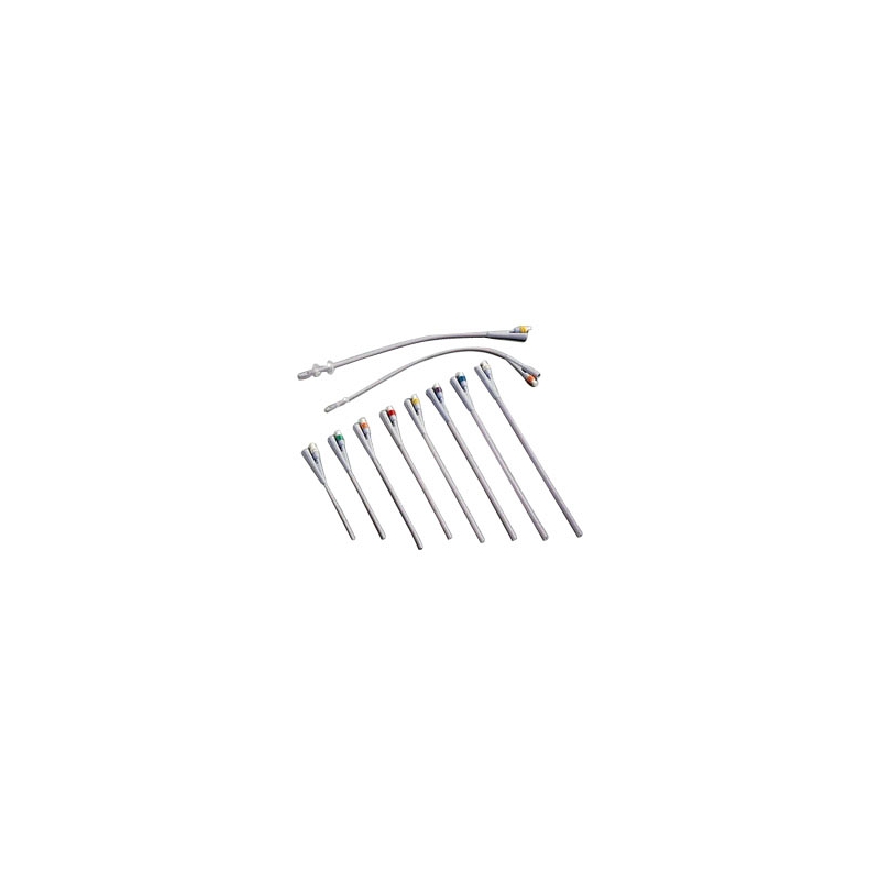 Dover 2-Way Silicone Foley Catheter 20 Fr 30 cc