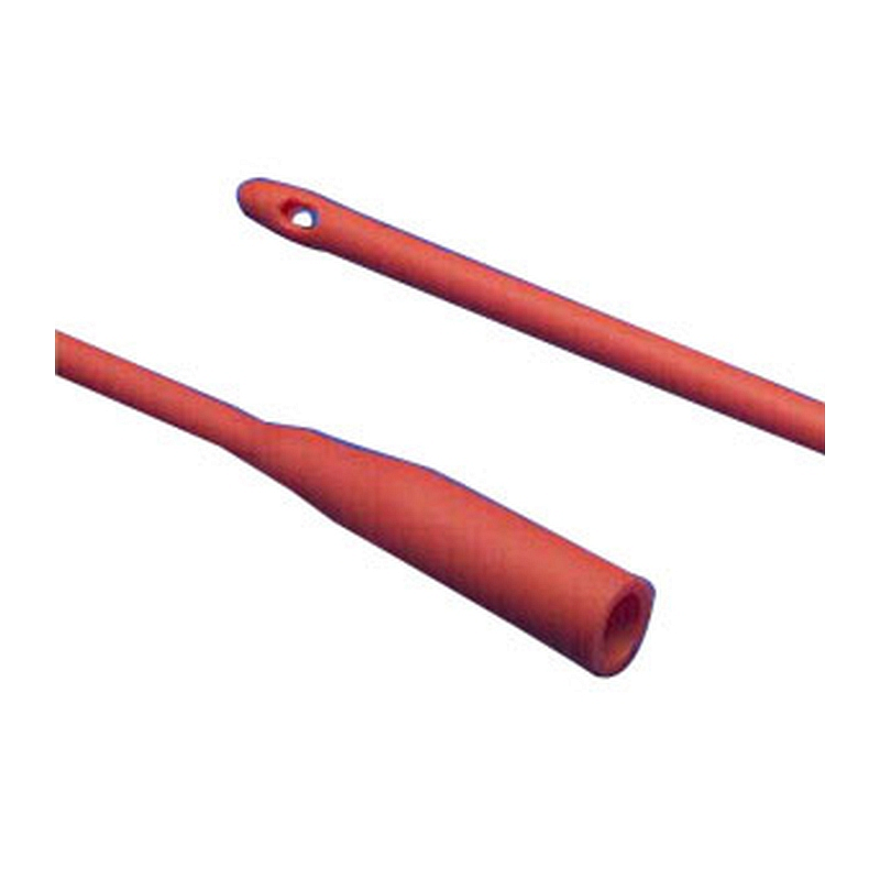 Dover Robinson Red Rubber Catheter 8 fr Red 12" L