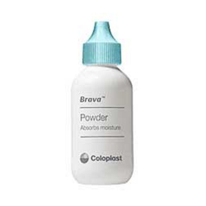 Non-sterile protective powder for moisture absorption May use in conjunction with Brava Skin Barrier Spray or PREP to "crust"