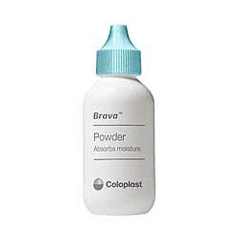 Non-sterile protective powder for moisture absorption May use in conjunction with Brava Skin Barrier Spray or PREP to "crust"