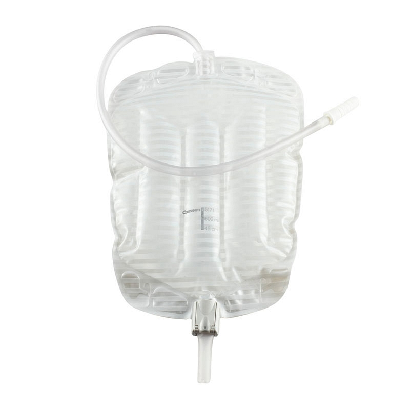 Security+ Sterile Contoured Leg Bag with Anti-Reflux Valve