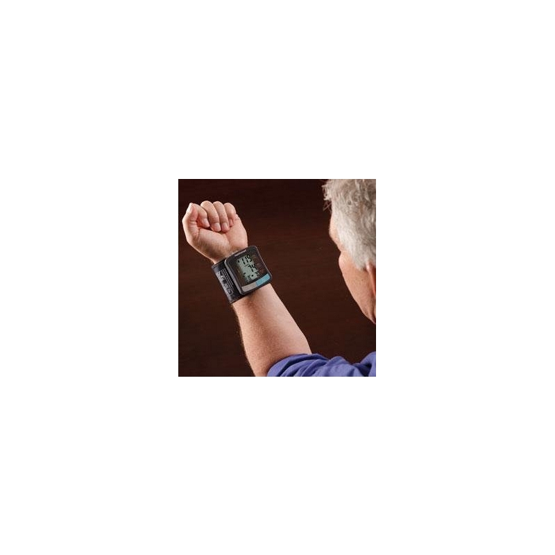 HealthSmart Standard Series Clinically Accurate Universal Automatic Wrist Digital Blood Pressure Monitor with LCD Display