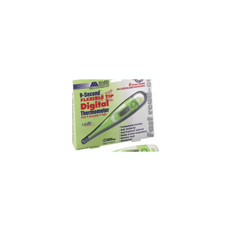 Digital Flexible Tip Thermometer 9 Sec Reading