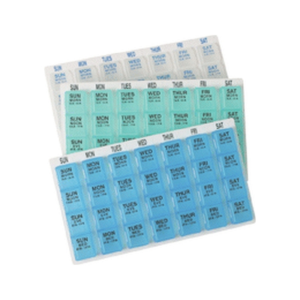 1-Day-at-a-Time Pill Organizer 8" x 5" x 3/4"