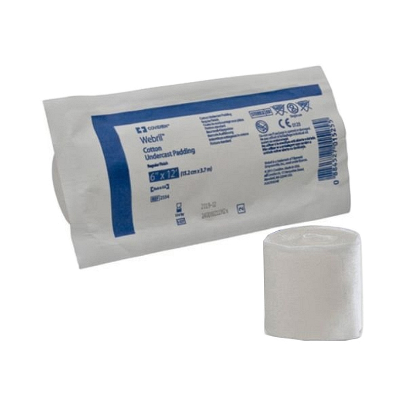 WEBRIL Undercast Padding 6" W x 4 yds. L Sterile