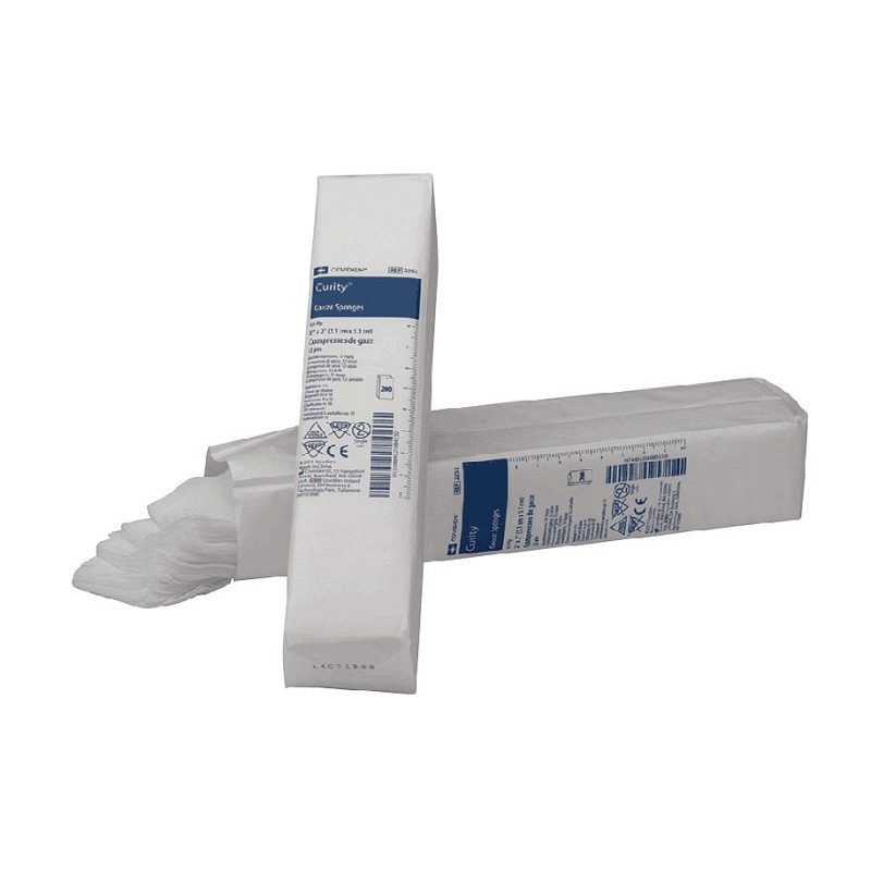 Curity Nonsterile Gauze Sponge 4" L x 4" W