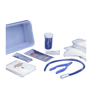 Curity Red Rubber Open Catheter Tray 16 fr Latex