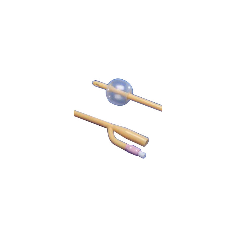 Dover 2-Way Silicone-Elastomer Foley Catheter 18 Fr 30 cc