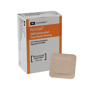 Cardinal Health Kendall AMD Antimicrobial Foam Border Dressing