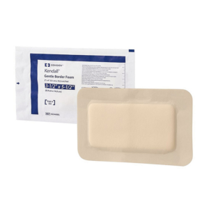 Cardinal Health Kendall Foam Border Gentle Silicone Adhesion Dressing