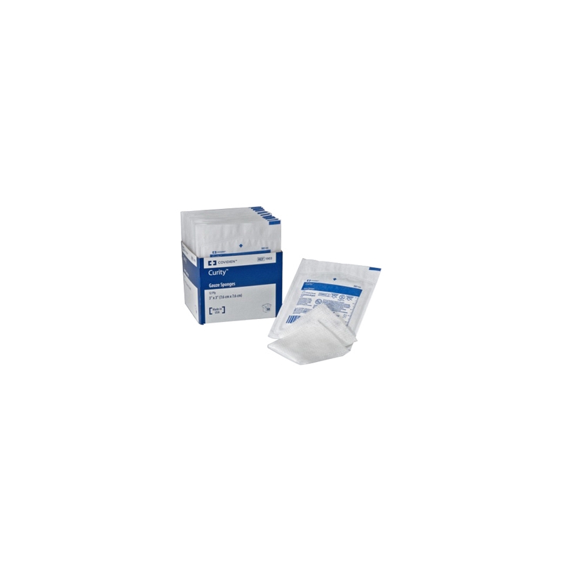 Curity Sterile Gauze Sponge 4" x 4" 8 ply - Replaces 55CSG448ZS