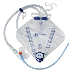 Dover 100% Silicone 2-Way Foley Catheter Tray 18 Fr 5 cc