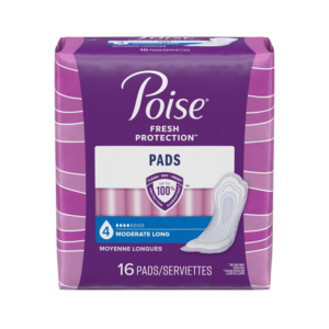 Poise Pads Moderate Absorbency Long Pads 12.4".